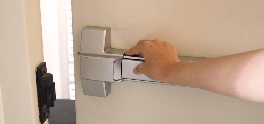 Roller Gate Panic Bar Installation in Crescent City, California
